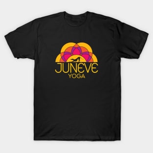 JUNEVE YOGA logo (for DARK shirts) T-Shirt